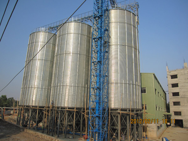 Bangladesh three 200t soybean warehouse