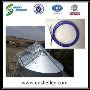 Grain silo temperature moisture monitoring cable