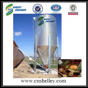 10t assembly galvanized steel poultry chicken feed silo
