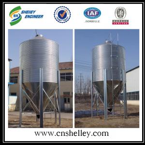 Hot sale 30t small hopper feed storage silo with loading conveyor