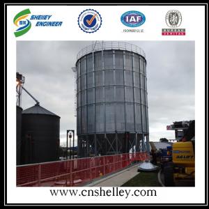 High quality 1000t corrugated cone bottom steel wheat silo