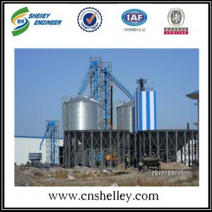 Hot dip galvanized 300t soybean storage steel silo for sale