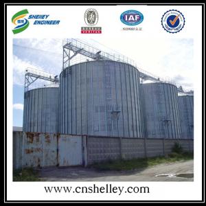 2500m3 assembly flat bottom sunflower storage steel silos