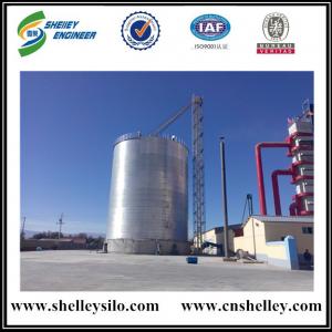 Concrete foundation 1500t steel grain wheat silo bin for sale