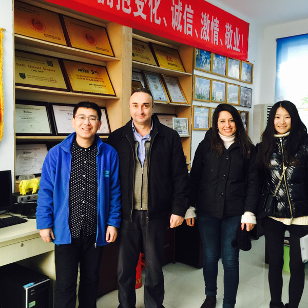 Tunisia customer visit TSE silo factory