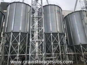 3 sets 400T,2sets1000T and 1 set 150T hopper bottom storage silos construction h