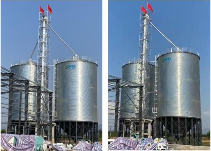 2-1000T Hopper Bottom Silo Project for Shanxi Kangyuantai Agricultural Science&T