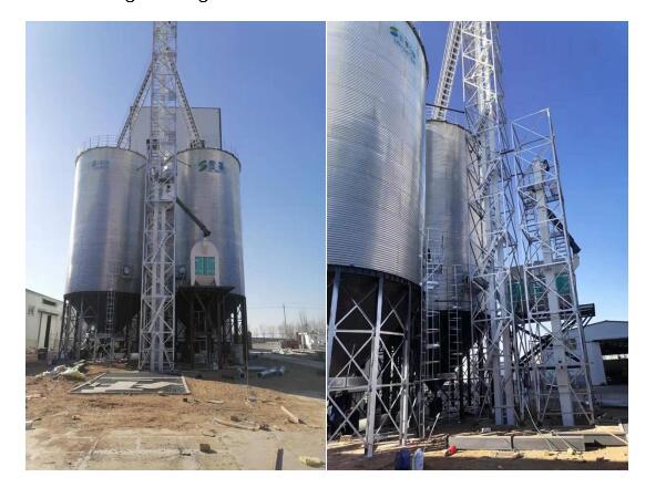2-500T Corn Silos-Inner Mongolia Feed Plant